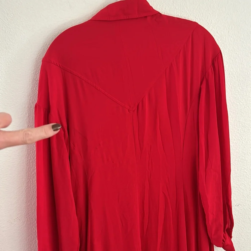 Saunders Collective Flowing Button Front Dress, RTR - Picture 12 of 13